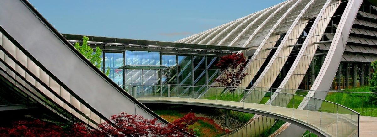 architectural photography of modern building